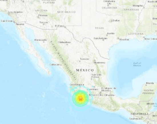 19日墨西哥7.6强震 多国通报海啸警戒