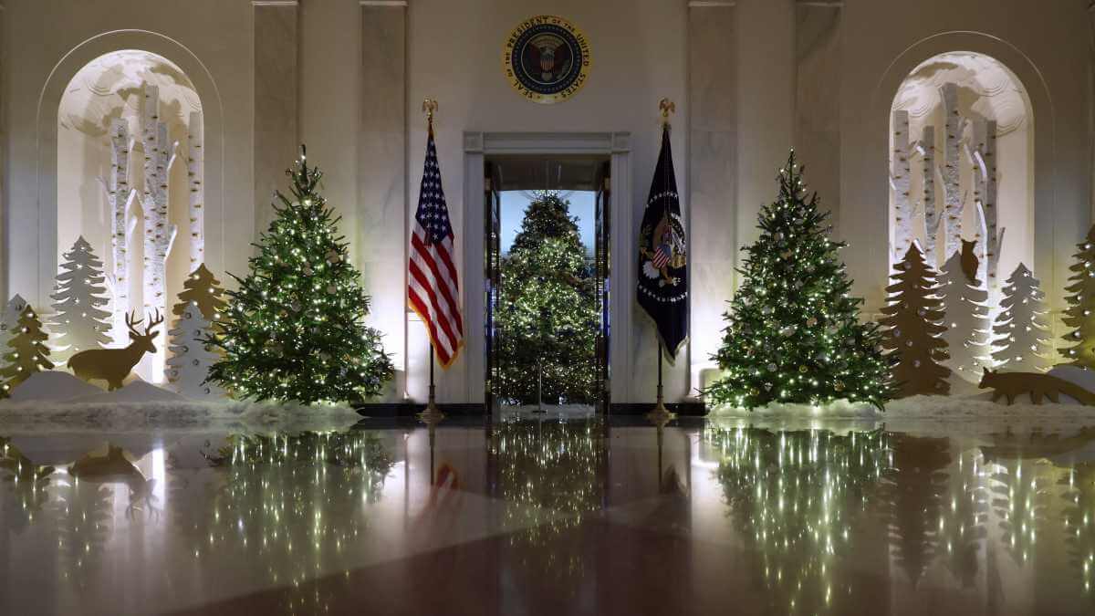2022年白宫耶诞主题为美国人民