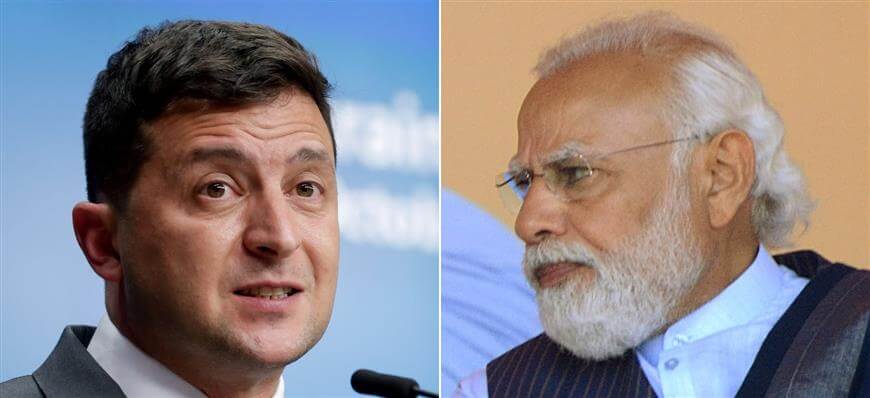 印度总理莫迪与泽伦斯基通话 将持续提供人道援助